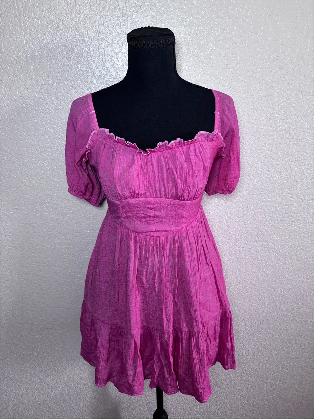 Princess Polly Open Back Pink Mini Dress size 2